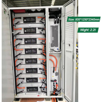 215KWh LiFePo4 배터리 100KW 야외 BESS 캐비닛 액체 냉각 및 2.2T 등급 전력