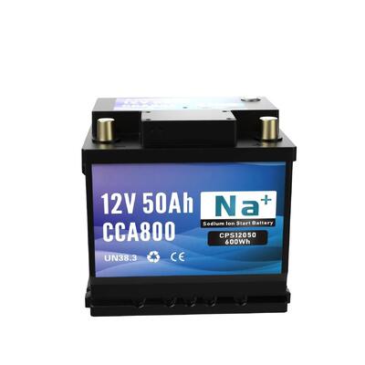 품질 12V 50Ah 나트륨 이온 시작 배터리 800CCA 블루투스 고성능 모든 날씨 전력 트럭 해상 및 성능 차량 공장