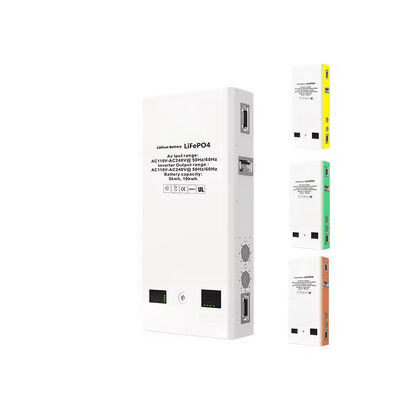 품질 YF51100 5KW 벽에 장착 된 태양 전지 저장 시스템 5.12kWh LiFePO4 백업 전력 및 5kW 하이브리드 인버터 집 에너지 독립을 위해 공장