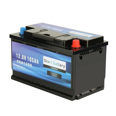 품질 12.8V 105Ah 고 크랭크 LiFePO4 배터리1344Wh 1200CCA 극심한 시작 및 깊은 사이클 OEM ODM 유통업체에 준비 공장