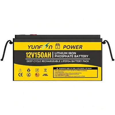 품질 공장 직전 12.8V 150Ah LiFePO4 배터리 OEM ODM 대가 태양 저장용 BMS RV 해상 UPS 백업 전력 공장