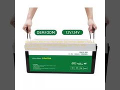 리?? 이온 직사각형 재활용 6000 배 배터리 팩 A급 배터리 셀 LED 디스플레이 12V 120ah 향상된 효율성